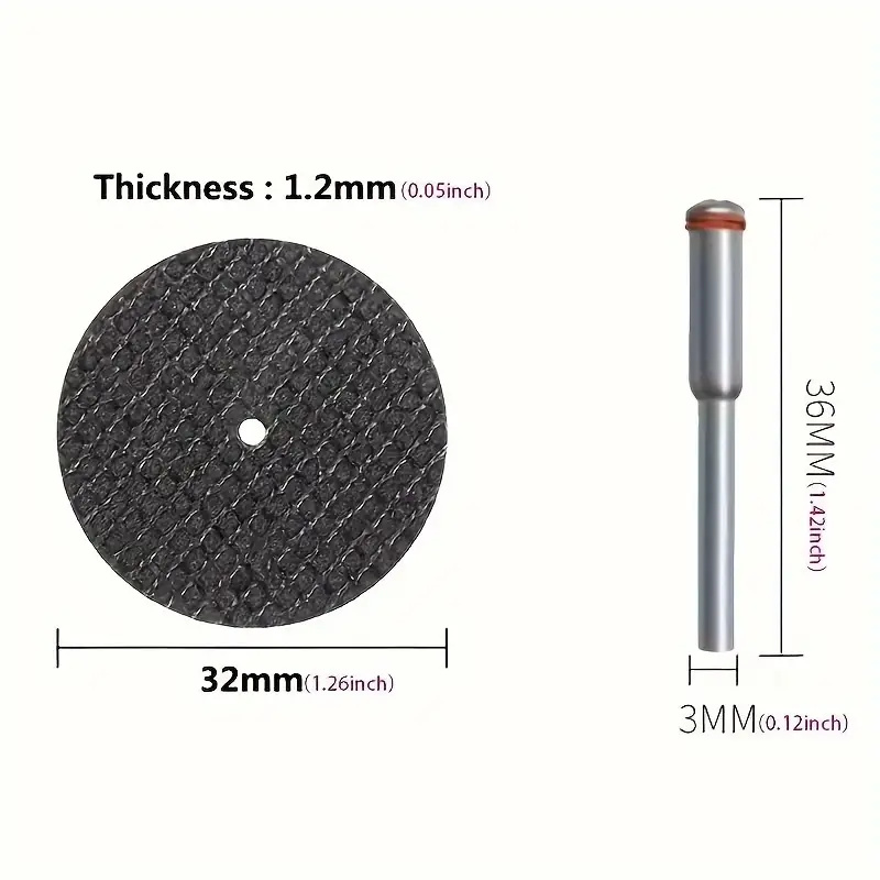 Abrasive Cutting Disc 32mm Wit - Cordless Rotary Tool Kit Accessories review and price