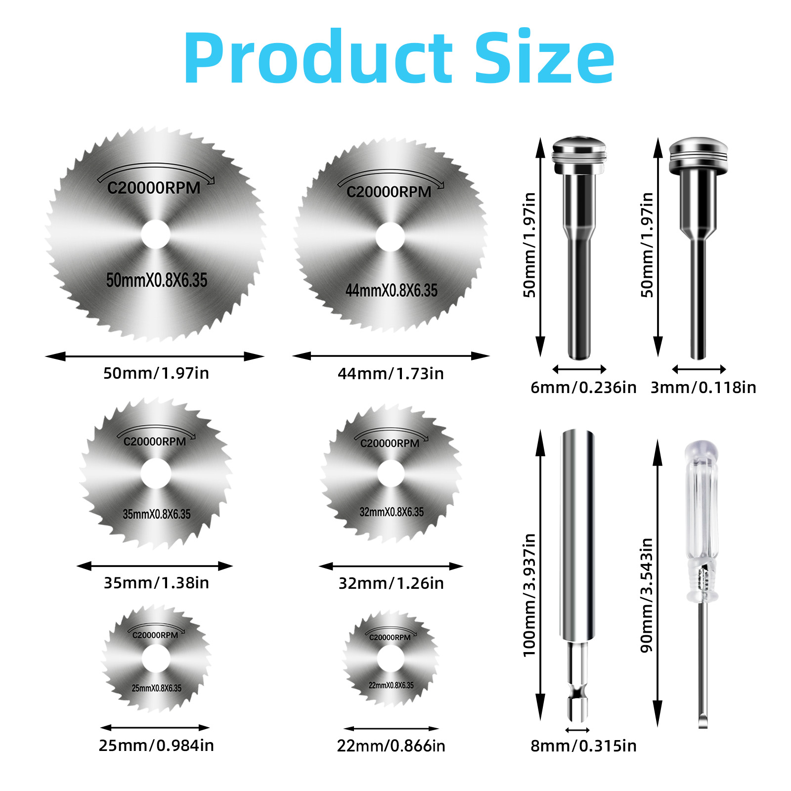 High-Speed Steel Saw Blades 10 - Cordless Rotary Tool Kit Accessories review and price