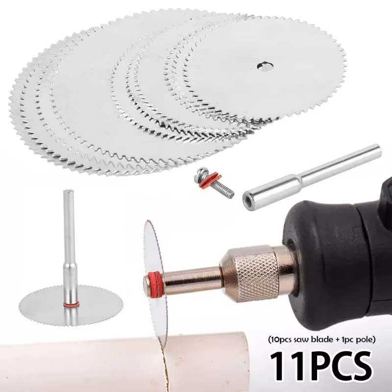 11PCS Micro Circular Saw Blade - Cordless Rotary Tool Kit Accessories review and price
