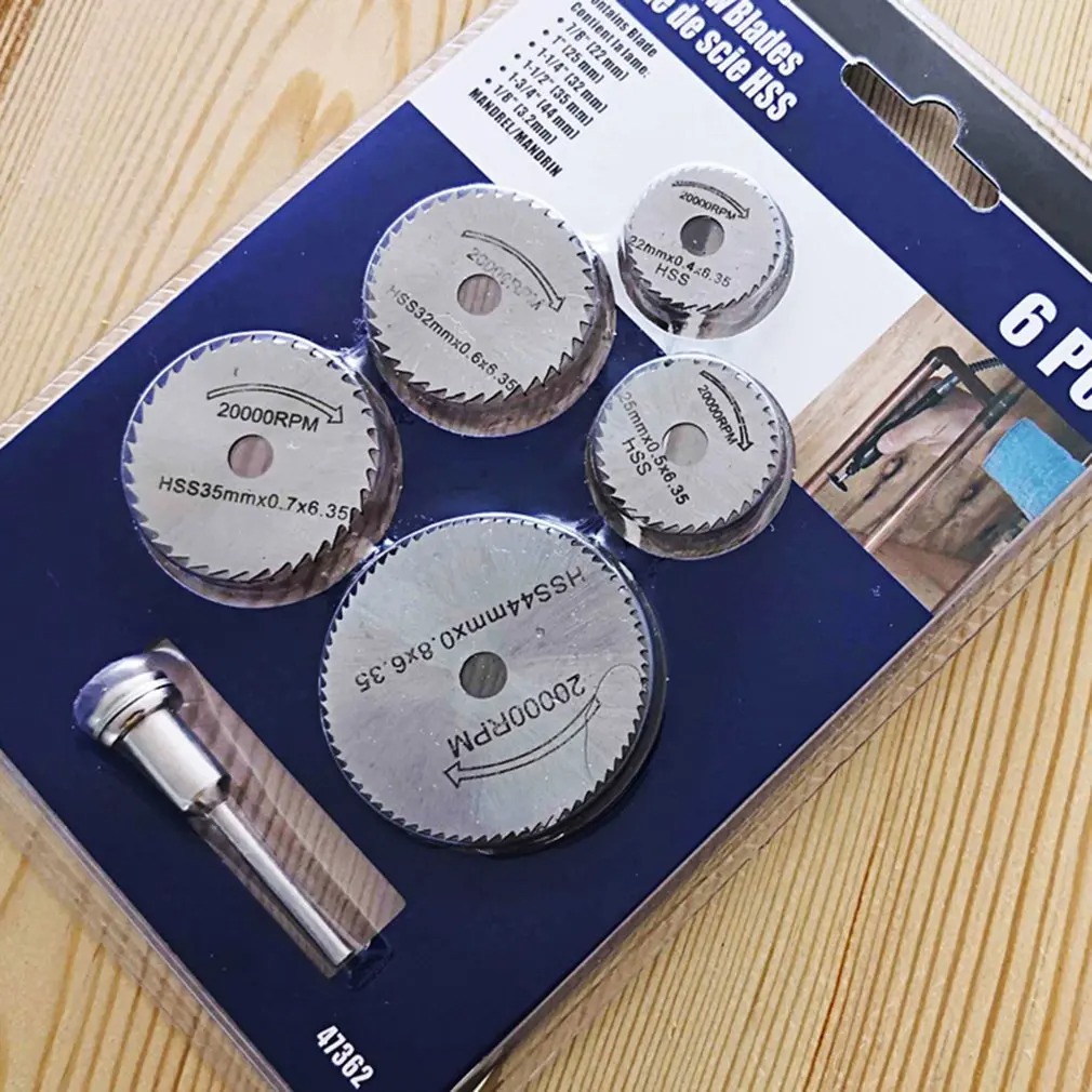 6Pcs HSS Circular Saw Blade Ro - Cordless Rotary Tool Kit Accessories review and price
