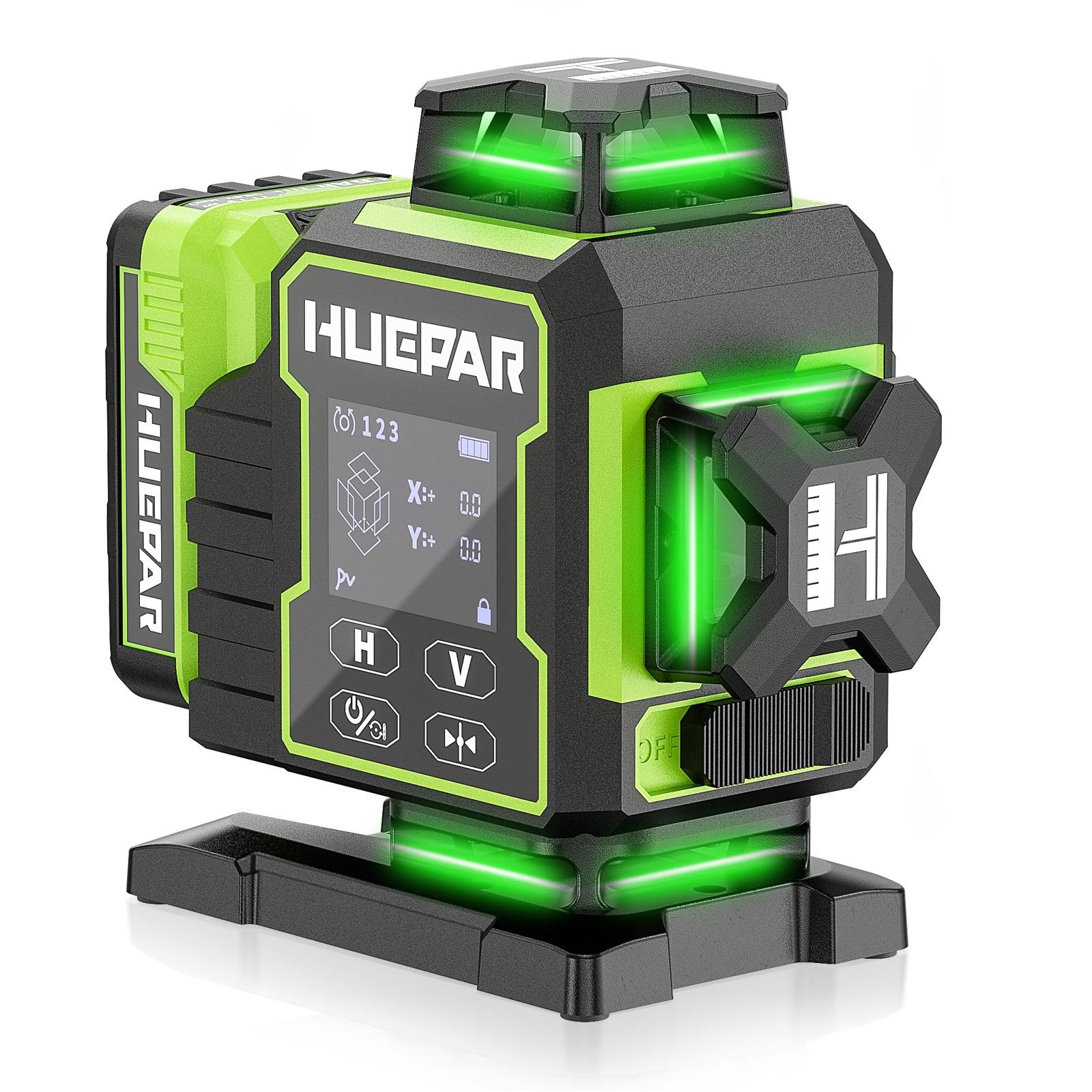 2026 Huepar W04CG Green Lasers - Laser Level 16 Lines 4D Green review and price