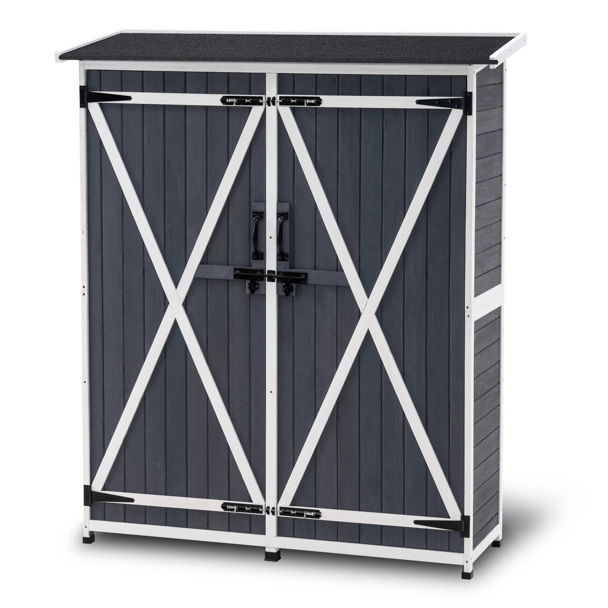 Outdoor Storage Cabinet with S - Garden Tools review and price