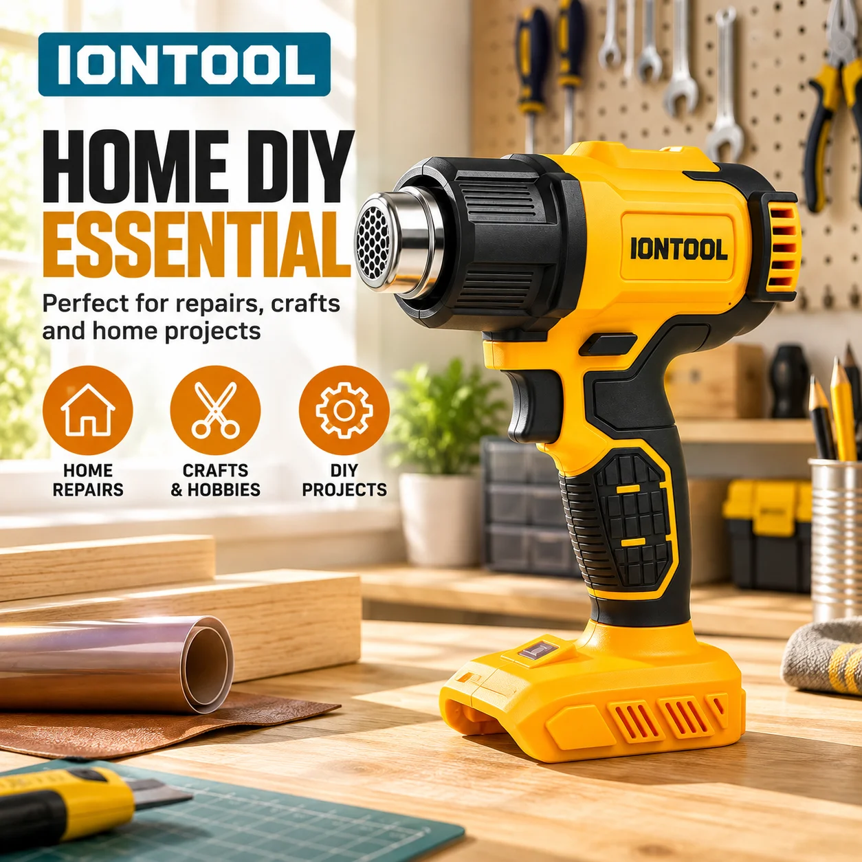IONTOOL Brushless Cordless Hea - Cordless Heat Gun For Shrink Tubing review and price